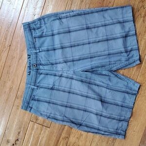 Hurley Nike Dri-fit plaid surf shorts
